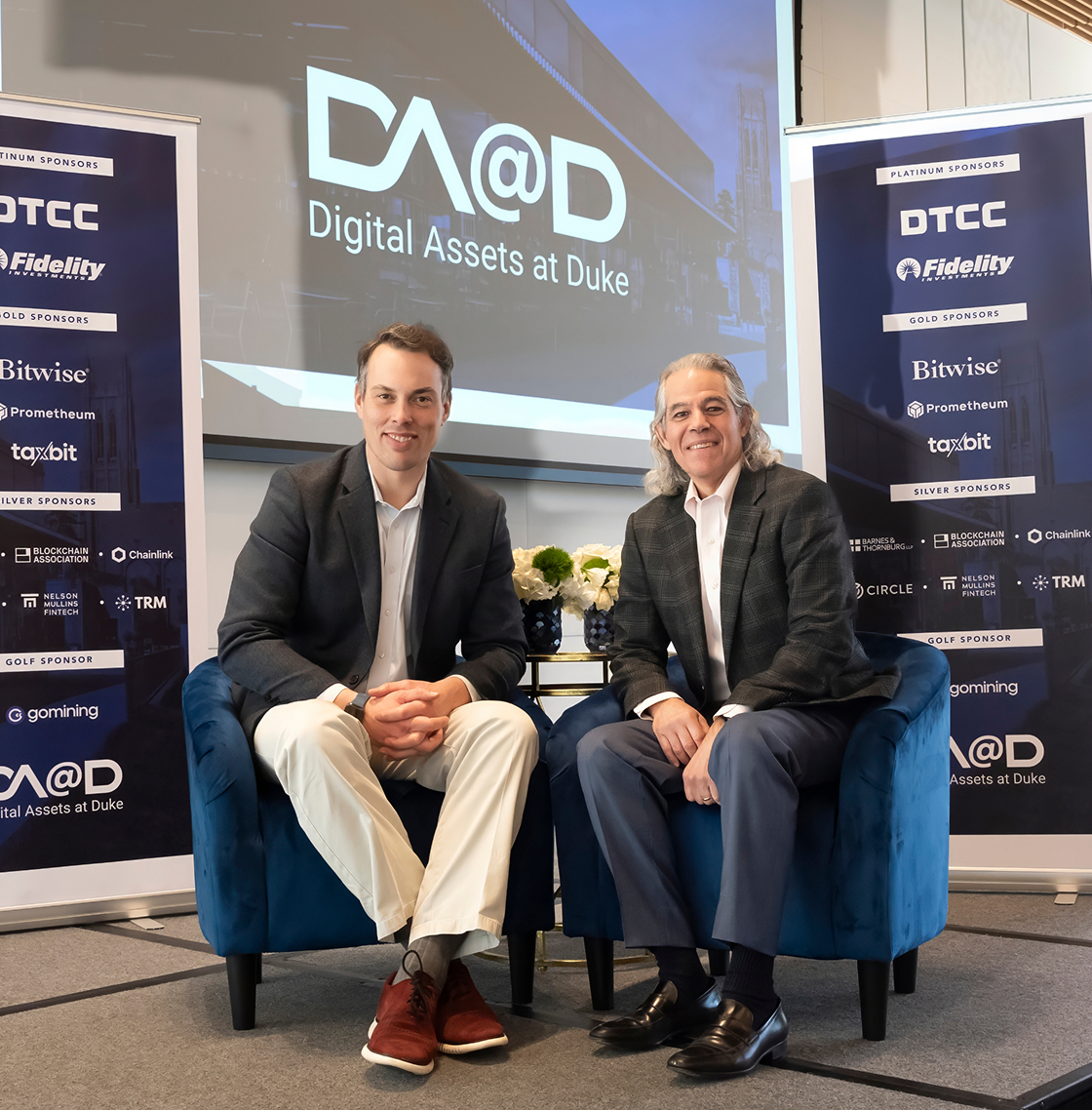 Digital asset industry leaders at the Digital Assets at Duke conference